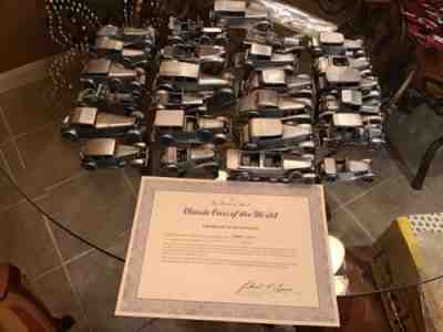 Danbury Mint Classic Cars of the World Pewter Car Replica Set