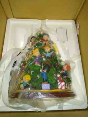 Danbury Mint - Lighted 12” The Peanuts Christmas Tree Ornament Display Box~MINT