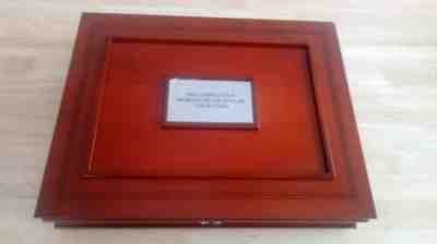 U.S. Morgan Silver Dollar Display Box Only. By PCS stamps and coins. NO COINS.