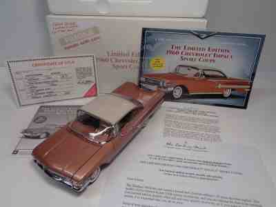 DANBURY MINT 1960 CHEVROLET IMPALA SPT.CP. LE #3021/5000 BNIB W/ DOCS & BROCHURE