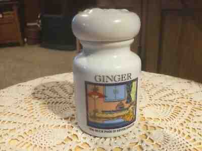 Pre Owned Danbury Mint Garfield Spice Jar. 3.5”H x 2”D. Gasket in Lid. GINGER.