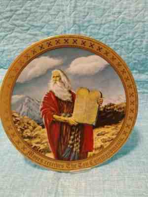 10 commandment plates danbury mint 12 plates