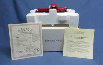 Danbury Mint 1941 Dodge 1/2 Ton Pickup with Box and Title