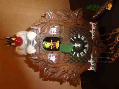 The Tweety Cuckoo Clock Sylvester Looney Tunes DANBURY MINT PARTS OR REPAIR