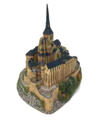 Danbury Mint Enchanted Castles Europe Mont Saint Michel 1994 Original Certificat