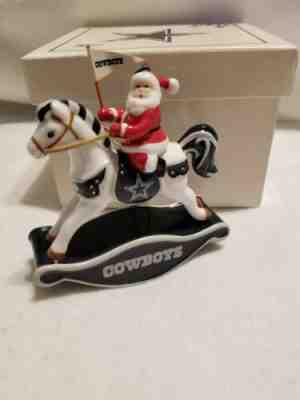 Danbury Mint Dallas Cowboys Riding Horse Christmas Ornament 