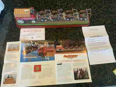 Danbury Mint, 1933 Budweiser Clydesdales and Carriage 