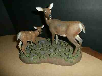 Danbury MInt Deer Doe Fawn First Outing Figurine  Bob Travers Curtis Christensen