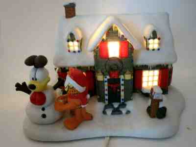 Garfield Village House Christmas At Garfields Danbury Mint 1994 Jim Davis
