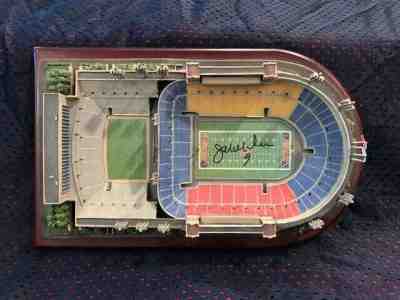 JIM McMAHON AUTOGRAPHED DANBURY MINT SOLDIER FIELD