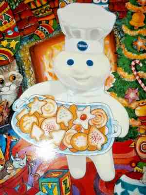 Pillsbury Doughboy Danbury Mint Collector Plate, "It's Time For A Cookie"  2002