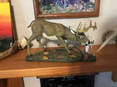 Danbury Mint White Tail Deer Figurine " Second Chance”Curtis Christensen