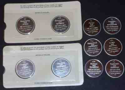 TEN DANBURY MINT BECKTON ZODIAC COLLECTION PROOF MEDALS