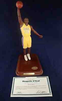 Shaquille "Shaq" O'Neal Danbury Mint Figurine W/ Certificate Los Angeles Lakers