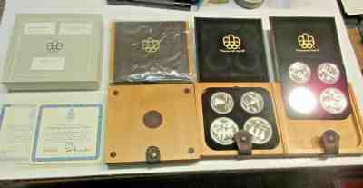 OLYMPIC COIN PROFF SET   MONTREAL 1976   OLYMPADE XXI
