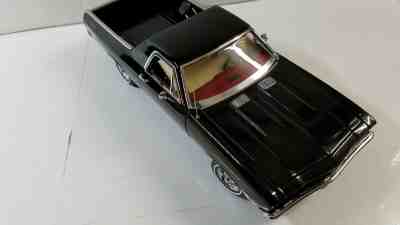 Danbury Mint 1968 Chevrolet SS 396 V-8 El Camino Black 1:24 Diecast Model Car