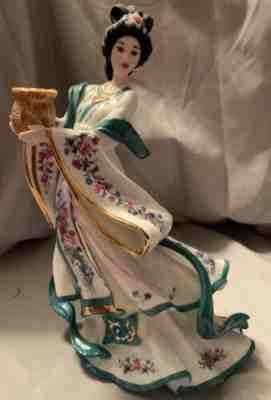 Danbury Mint Porcelain Figurine The Rose Princess Chinese Lena Liu Oriental