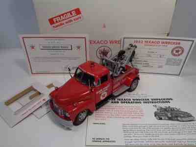 DANBURY MINT 1952 CHEVROLET TEXACO WRECKER COMPLETE W/ ACC. NIB W/DOCS &BROCHURE