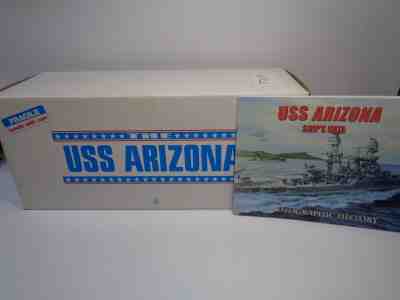DANBURY MINT USS ARIZONA BATTLESHIP NEW & SHIP'S DATA BOOK by FRIEDMAN COMPLETE