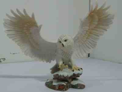 Lenox Porcelain Snowy Owl Owls Of America 1988 Hand Crafted