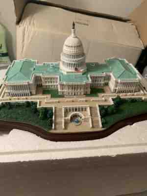 Danbury Mint The U.S. Capitol Building Washington D.C. Symbols of America