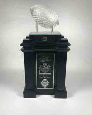 2003 LSU Tigers Danbury Mint National Champions Coaches' Poll Trophy