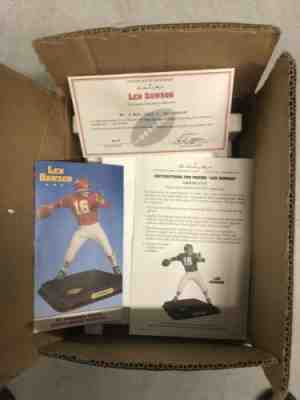 Danbury Mint Len Dawson NFL Figurine W/COA MIB