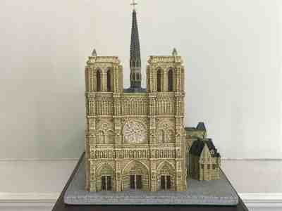 Danbury Mint Notre Dame Historic Catholic Church Sculpture