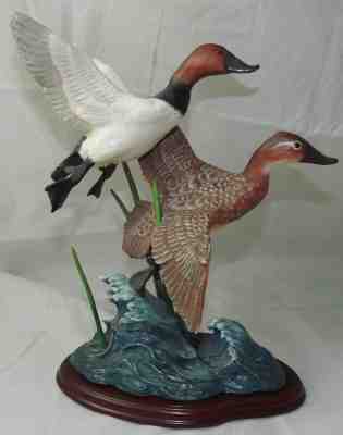 Hard to Find Duck Safe Waters Statue Danbury Mint - Excellent Condition