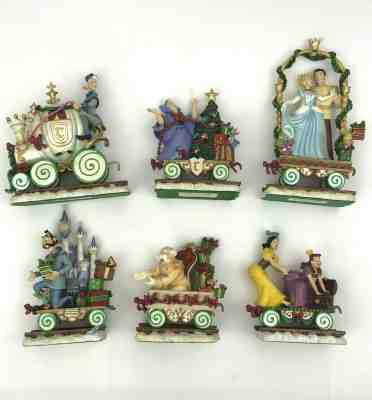 Cinderella Holiday Express The Danbury Mint Disney Christmas Train Set 6 Figures