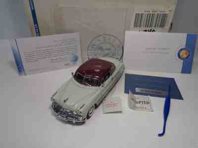 FRANKLIN MINT 1951 HUDSON HORNET LIM ED VERY LOW # 91 of 2500  BNIB W/DOCS SHARP
