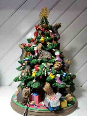 Danbury Mint Yorkie Christmas Tree Yorkshire Terrier Dog  *MINT*