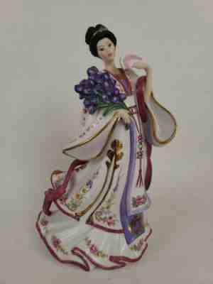 Danbury Mint THE IRIS PRINCESS By Lena Liu Fine Porcelain Figurine Collectibles 