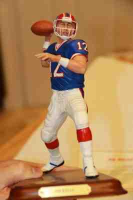 JIM KELLY BUFFALO BILLS FOOTBALL STATUE FIGURINE DANBURY MINT LIMITED EDITION
