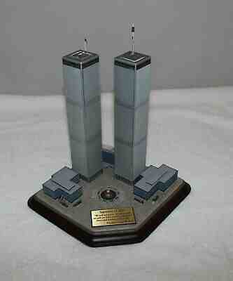 The Danbury Mint Twin Towers Commemorative Decor 