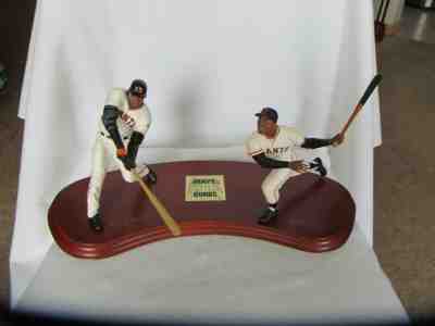 SF Giants Willie Mays & Barry Bonds 660 Home Runs Danbury Mint All Star Figurine