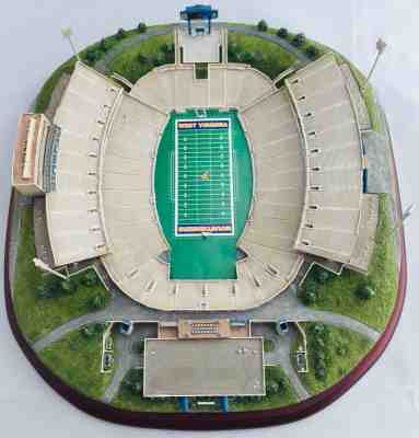 Danbury Mint West Virginia University Mountaineer Field Football Stadium WVU