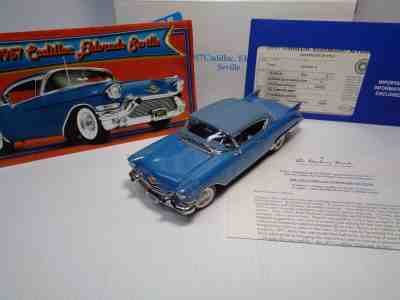 DANBURY MINT RARE 1957 CADILLAC ELDORADO SEVILLE NIB W/DOCS SHOWN SUPER SHARP