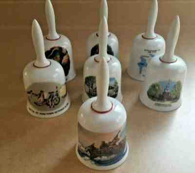 Lot of 7 American Bicentennial Bell's Danbury Mint, Limited Edition - Germany