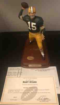 Vintage Bart Starr Green Bay Packers Danbury Mint LE Figurine Figure Statue-NFL!