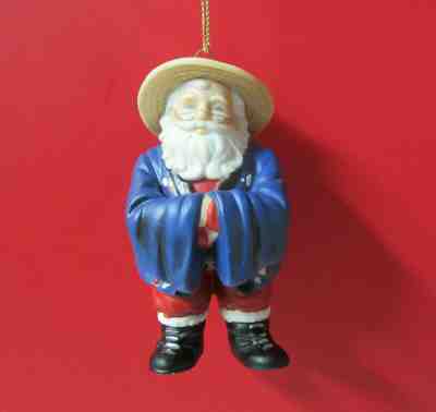 Danbury Mint CHINA Chinese Santa Around the World Porcelain Ornament