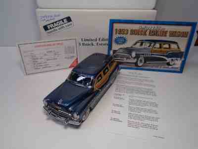 DANBURY MINT 1953 BUICK ROADMASTER ESTATE WAGON lLE #596 / 5000 BNIB W/DOCS&BRO 