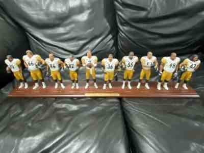 PITTSBURGH STEELERS SUPER BOWL XL CHAMPIONS statue set DANBURY MINT