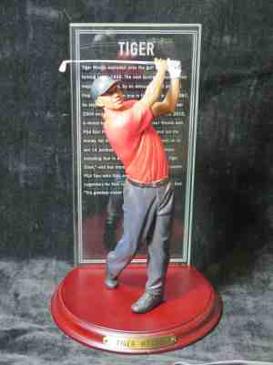 Tiger Woods Danbury Mint Statue Sculpture Limited Edition Excellent Condition 