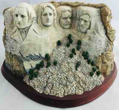 Danbury Mint Mount Rushmore South Dakota SD Washington Lincoln Jefferson Teddy