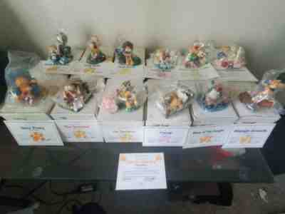 Pristine Vintage 1993 DANBURY MINT GARFIELD | JIM DAVIS FIGURINE COMPLETE SET 