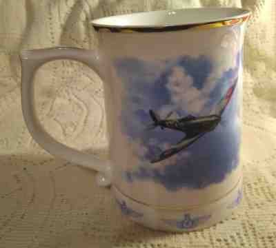 DANBURY MINT 234 SQUADRON 'SUPERMARINE SPITFIRE' TANKARD BY MELVYN BUCKLEY