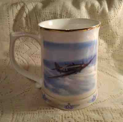 DANBURY MINT 257 SQUADRON 'HAWKER HURRICANE' TANKARD BY  G.A.BUCKLEY
