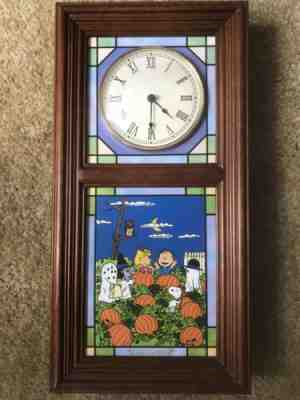 Danbury Mint Peanuts Lighted Wall Clock - 4 Seasons
