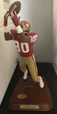 Vintage Jerry Rice San Fransico 49'ers  Danbury Mint LE Figurine Statue-NFL